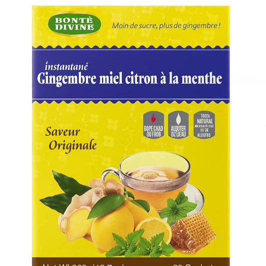 Gingembre miel citron menthe